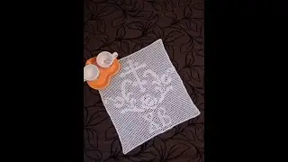 Пасхальная салфетка.  Первая часть.