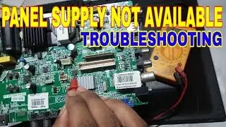 Panel supply voltage not available problem Repairing