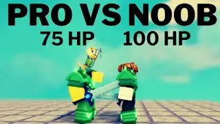 PVPING MY NOOB FRIEND BUT I LOSE 10 HP EVERY TIME I WIN ROBLOX BEDWARS