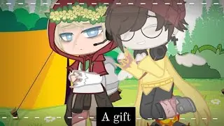 Ghostbur gives a gift to Tommy / gacha club mcyt
