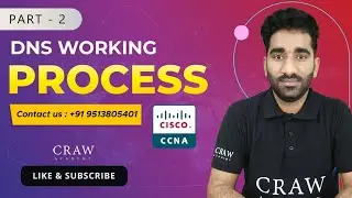 How DNS is Works | DNS Working Process | DNS Practical | CCNA 200-301 Full Course in Hindi