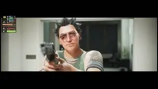 Robocop Rogue City test rtx3060 12GB. AMD Ryzen 5 600 OEM.GeForce RTX 3060 GAMING X 2560х1080