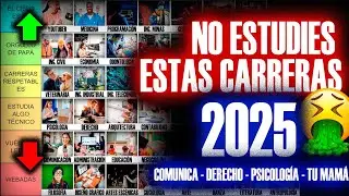 Las PEORES y MEJORES carreras profesionales! del 2025 || Tierlist DEFINITIVO | PARTE 1