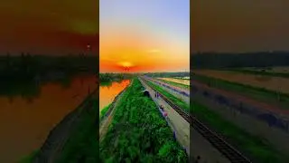 My villege .#nature #greenworld #trainline #subscribe #foryou #kolkata #villegevlog #villege