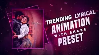 Trending Lyrics Animation With Shake  Alight Motion Tutorial Editing || Pandu Creations ||#preset