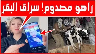 جزائرية تقطف زهرة مصفارة مدبالة