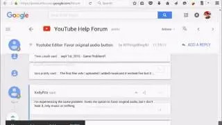 How to add audio tracks to YouTube Videos and backgound music issue.