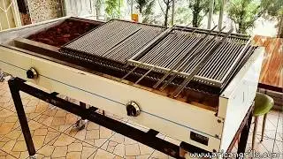 Introduction Gas & Lava Rock Stone Grill Barbecue Gas Grill