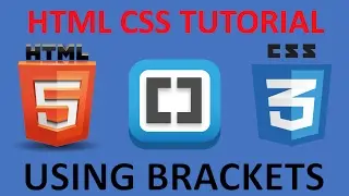 HTML and CSS Tutorial for beginners 7 - Image Element with Brackets Live Preview