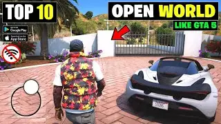 Top 10 Open World Games For Android 2023 | open world games On Android | New android games 2023