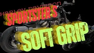Motorcycle soft grip installation - Easy DIY - Harley Davidson Sportster S