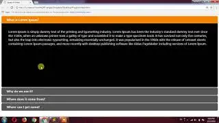 How to use JQuery UI Accordion | Unanth Learnings