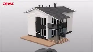 Монтаж элементов безопасности кровли Orima