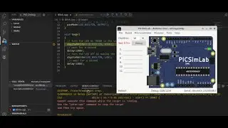 Debug Arduino Uno com o simulador PICSimLab no PlatformIO (VSCode)