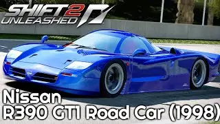 Nissan R390 GT1 Road Car (1998) - Road America [NFS/Need for Speed: Shift 2 | Gameplay]