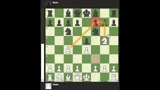 Italian Game: Knight Attack, Bishop Check Line