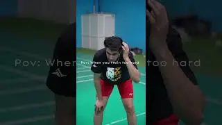 Badminton match is important 😆