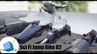 Studio Pack: Sci-Fi Jump Bike 2 (Animations and Models)