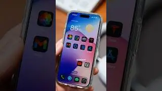 My iOS 18 iPhone Homescreen Setup 🔥
