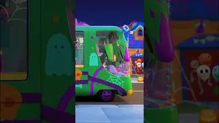 Halloween Wheels on the Bus #trending #viral #shorts #ytshorts