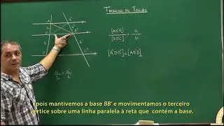 Geometria - Aula 58 - Teorema de Tales através de áreas - Legendado