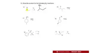Sn2 Reaction Problems