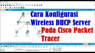 how to configure wireless DHCP server on cisco packet tracer