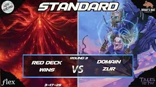 Red Deck Wins VS Domain Zur [MTG Standard Round 3]