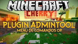 Plugin AdminTool - Menu de comandos OP Minecraft