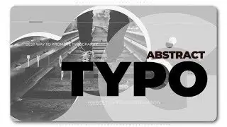 Abstract Typography Intro — After Effects Template