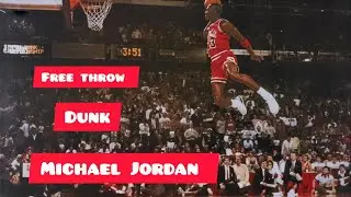Michael Jordan Free Throw Dunks...