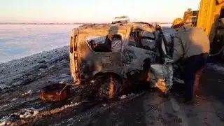 Трое детей сгорели заживо в легковушке в ДТП с грузовиком в Актюбинской области