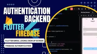 Flutter Authentication Backend | Firebase Email Login & Signup (No Words Just Code)