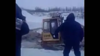 Провалился под лед. Жесть