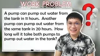 How to solve WORK PROBLEMS (Inversely Proportional) in Algebra| MATH CORNER