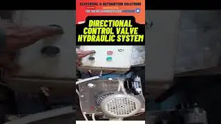 directional control valve hydraulic system #electrical #wiring #electricalshorts #shortvideos