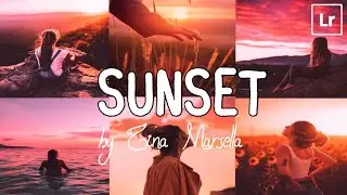 SUNSET PRESET - How To Edit Tutorial | Lighroom Mobile Free DNG | It's Sella