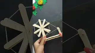 How to make Gandhiji Charkha | Gandhi Jayanti Craft Ideas | DIY Gandhi Charkha 