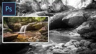 Turn an image into Mono Infrared in Photoshop