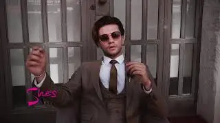 Erkek takım elbise kısa reklam çalışması
