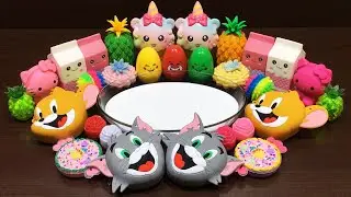 Special Tom and Jerry Slime | Mixing Beads and Floam into Glossy Slime | Satisfying Video 