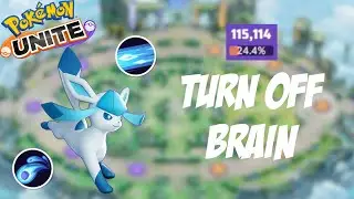 Jungle Glaceon Deals OVER 100,000 Damage - Pokemon Unite