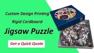 Grey Board Jigsaw Puzzle Manufacturer - Custom Print Top and Bottom Packaging Box