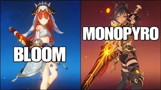 Nilou bloom x Dehya monopyro