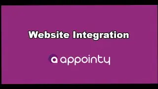 Website integration of Appointy Booking calendar | Appointy 9.0 Tutorials