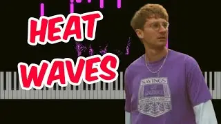 HEAT WAVES - GLASS ANIMALS (Piano)