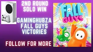 Fall Guys ROUND 2 SOLO WIN!! Must see - Xbox Series S Gameplay