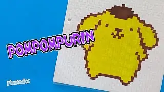COMO DIBUJAR A POMPOMPURIN PIXEL ART - PIXELADOS