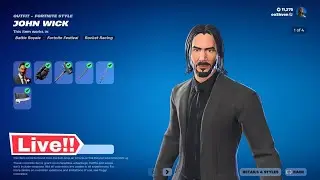 🔴JOHN WICK *NEW* FORTNITE ITEM SHOP TODAY LIVE! (Fortnite Shorts)
