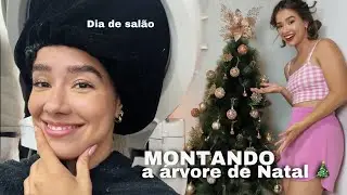 Fiz retoque de raiz e fiquei + RUIVA, montando minha árvore de Natal 🎄